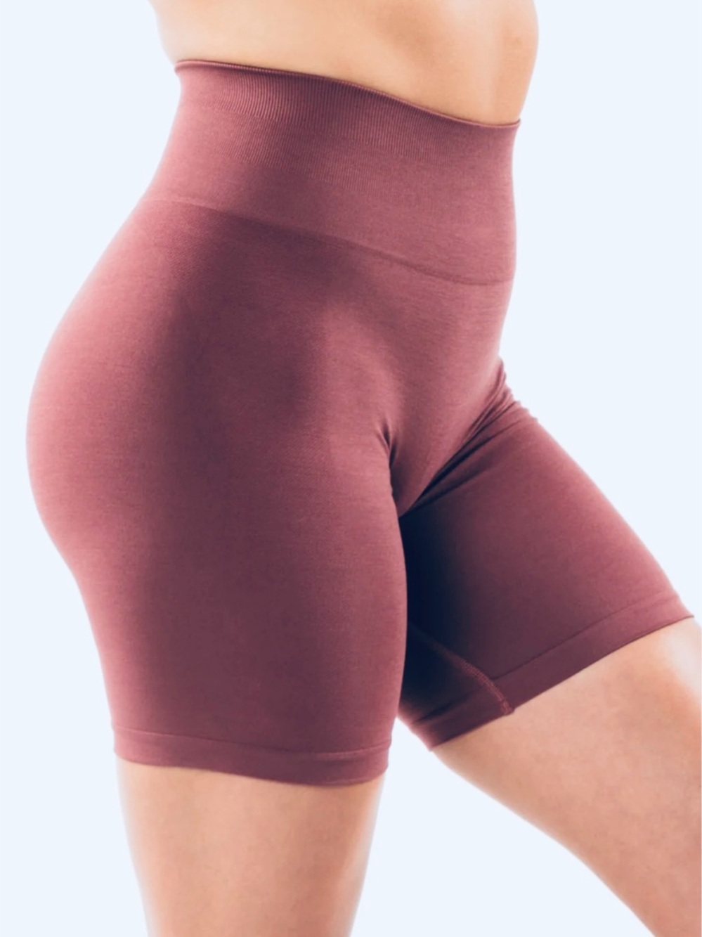 Alphalete Amplify High Rise Shorts Autumn  Small Workout 6.5” NEW
